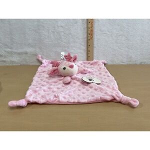 Parents Choice Pink Deer Lovey Baby Security Blanket Plush